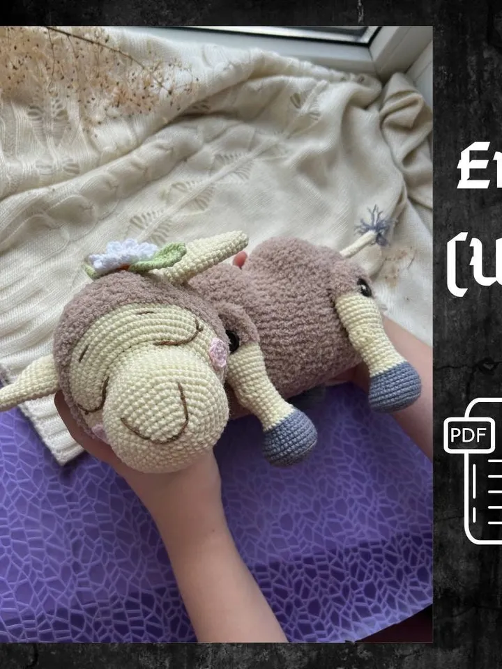 PDF Crochet Pattern Baby Camel, Amigurumi camel pattern, Crochet camel, Cute camel, Animal pattern, Amigurumi animal, Crochet animal