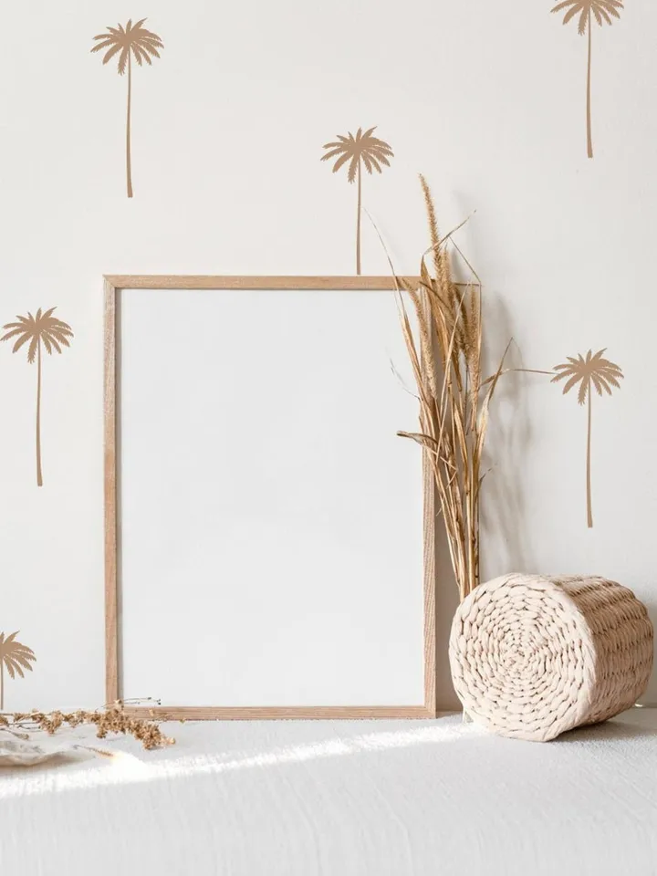 Palm Tree Decal - Hand Drawn Palms, Boho Decals h44