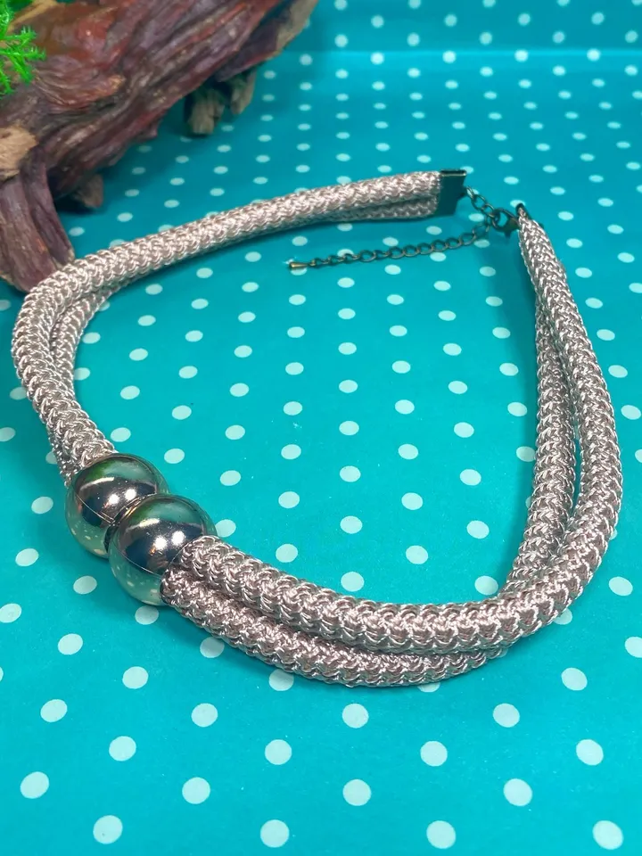Neck choker. Handmade jewelry. Necklace.