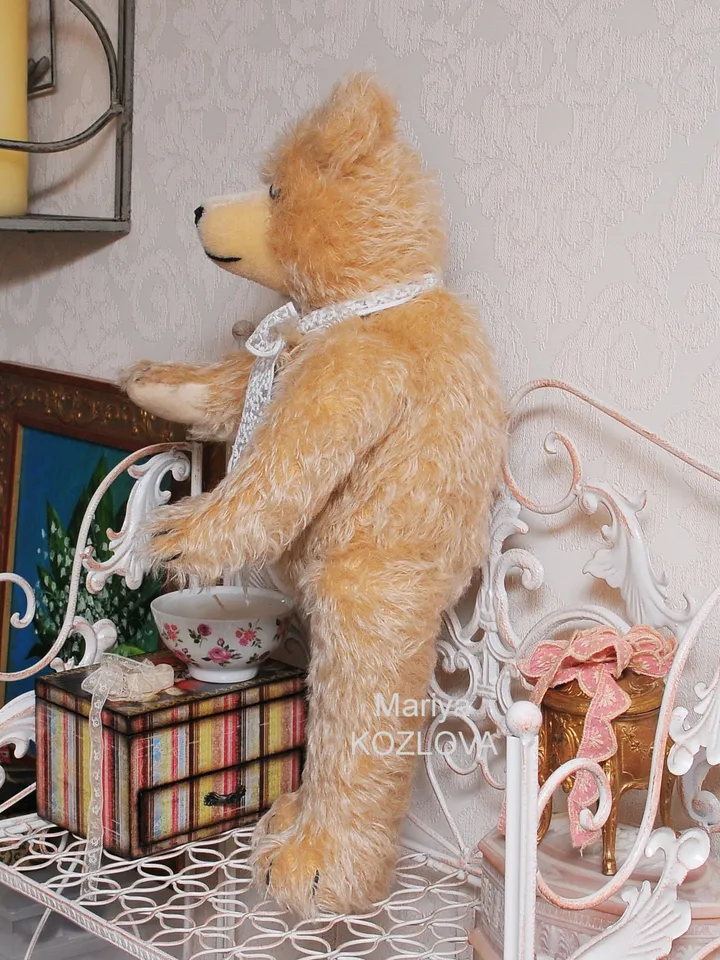 PDF Antique Teddy Bear Sewing E-Pattern 20" Artist design Besties Bears/ Mohair Bear 1930/ traditional old German bear