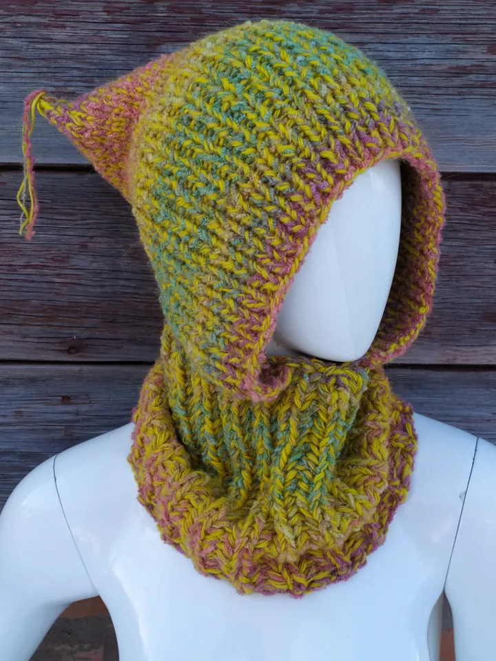 Boho hood with ears