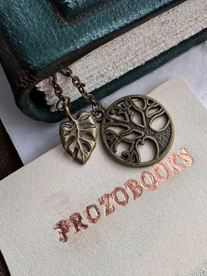 Notebook with an eye made of genuine leather, grimoire, book of shadows.