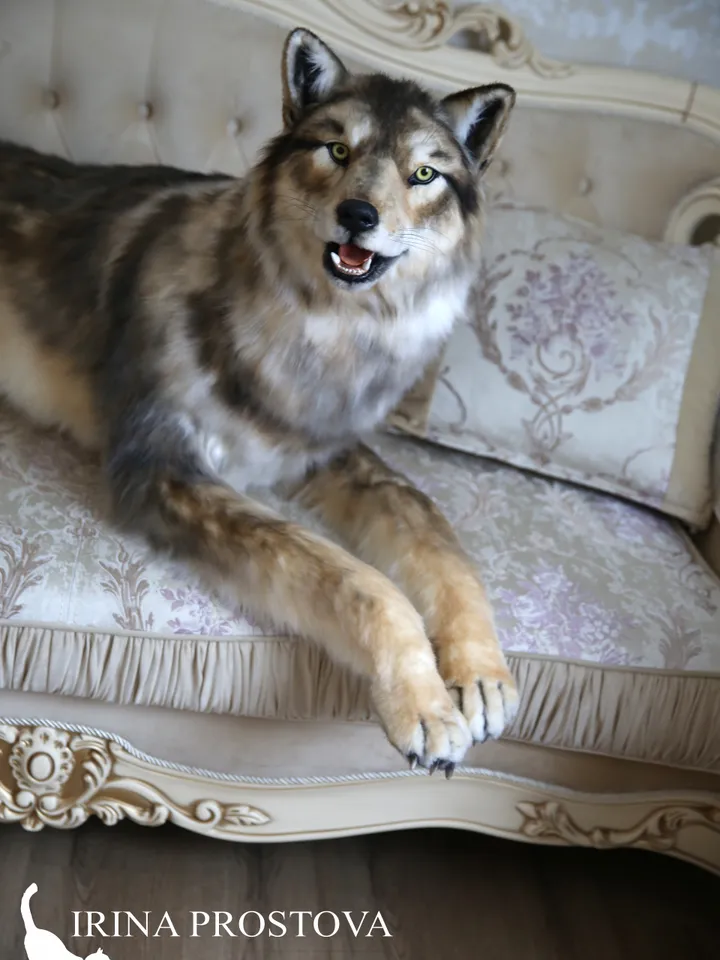 Big Wolf. Hero of the fairy tale "Little Red Riding Hood"