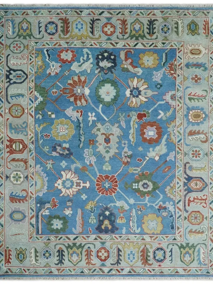 Hand Knotted oushak rugs 100% wool for living room, bed room, kids room in any size 9x12,8x10,6x9,5x8,4x6,4x12 come on guys!!!!!