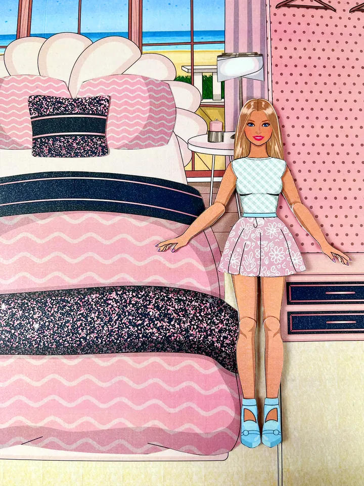Paper Barbie and Ken Dream House in album