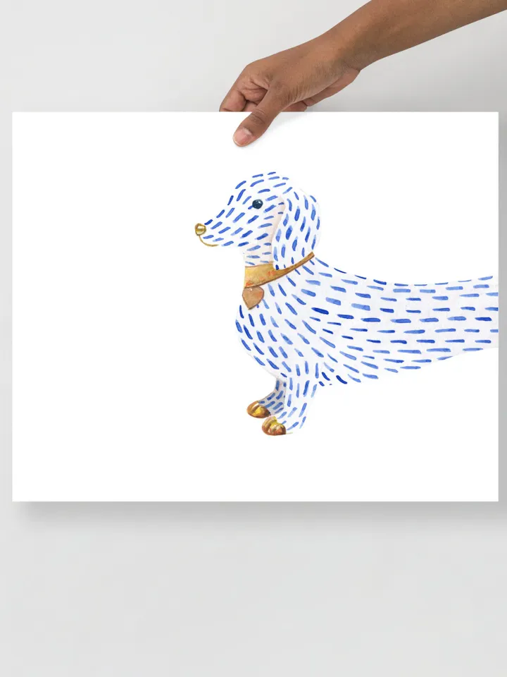 Dachshund  Set Of 2 Art Watercolor Painting Dachshund Gift Dog Wall Art Dog Mom Gift Sausage Dog Art Funny Dachshund Art Gift For Him Print