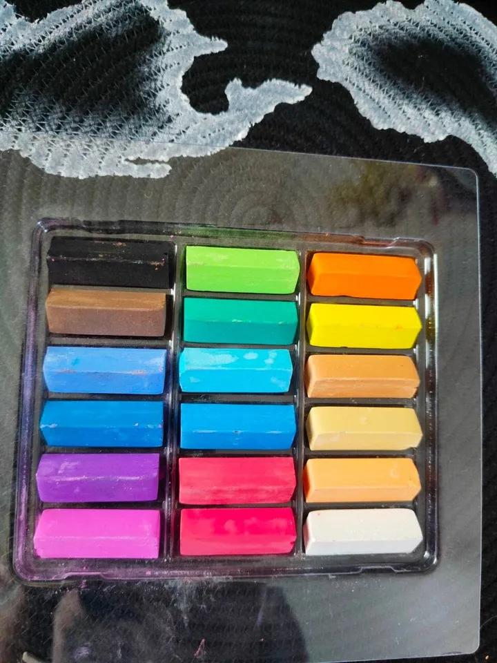 Soft Dry Pastels 18 Sets, Drawing Crayons, Art Pastels,colored chalkcolored,Professional pastel,drawing objects, drawing materials,crayons