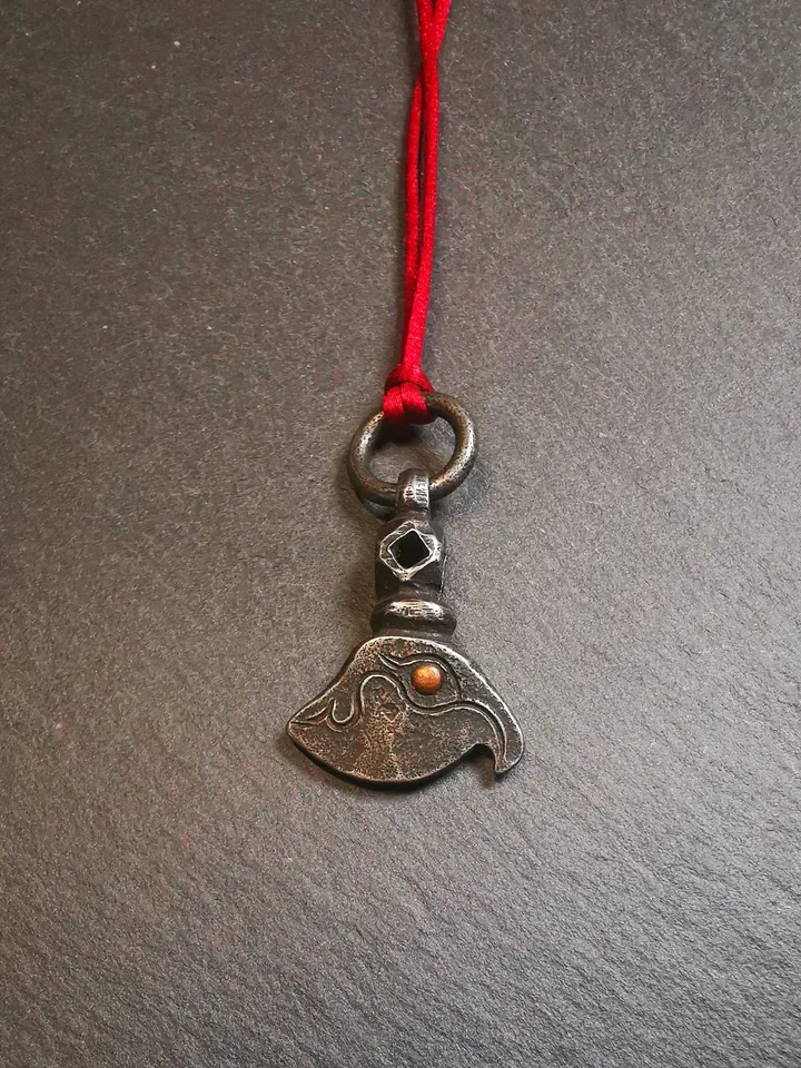 Gandhanra Handmade Tibetan Kartika Amulet Pendant,Kartrika(knife of the dakinis), Trantic Buddhism Ritual Implement, 1.1&quot;