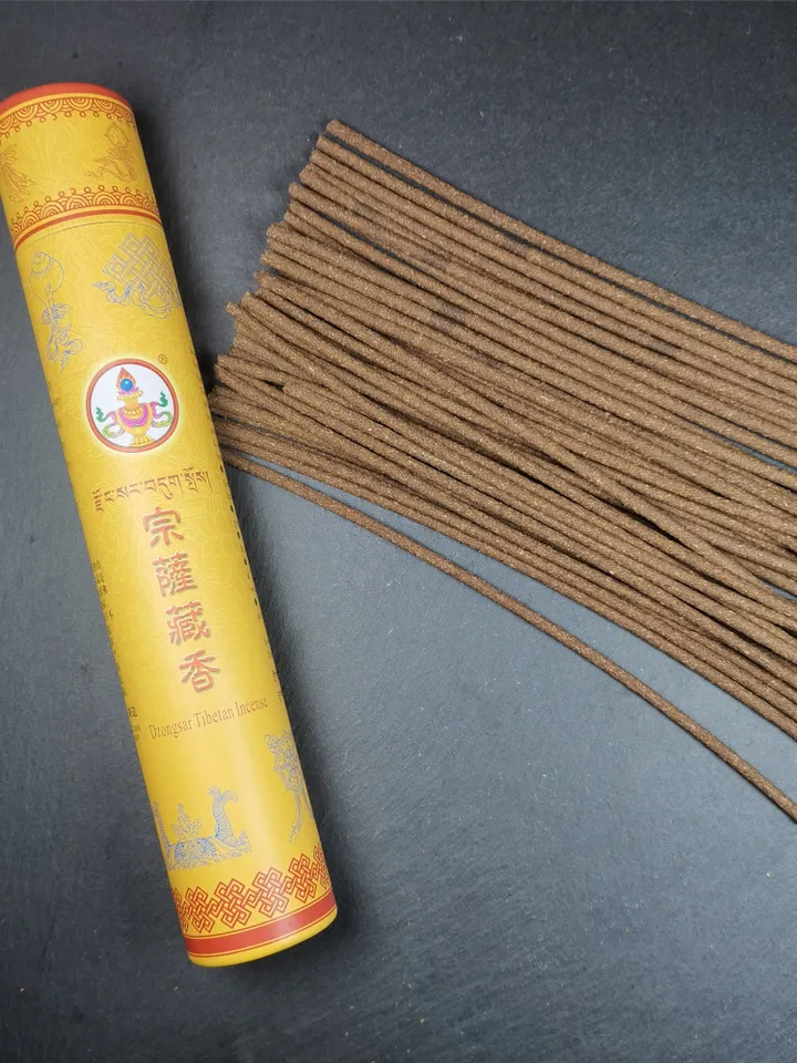 Traditional Tibetan Incense Sticks From Derge Dsongzar Hospital,For Buddha-worship,Purifying,Relaxation and Meditation,45 Sticks