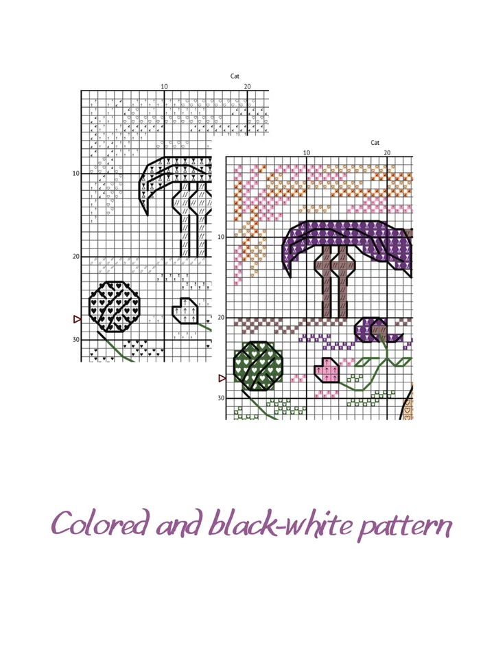Cross stitch pattern Cat, funny cross stitch pattern PDF