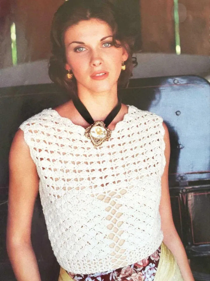 Top crochet pattern, Shirt crochet pattern, bodice pattern, women ladies top pdf instant download