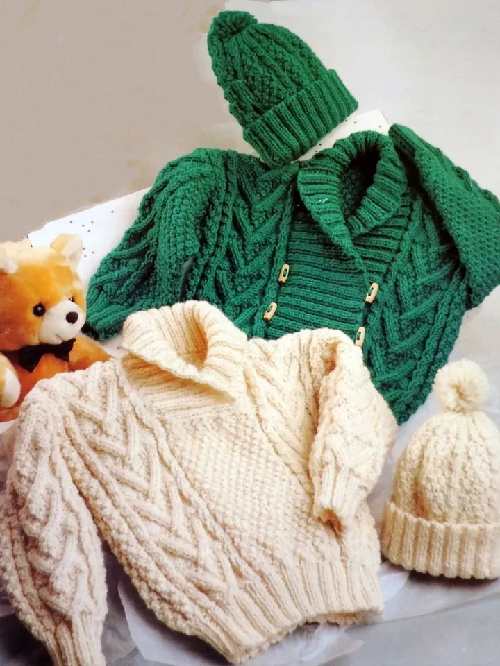 Cardigan baby pattern, sweater baby pattern, knitting pattern pdf