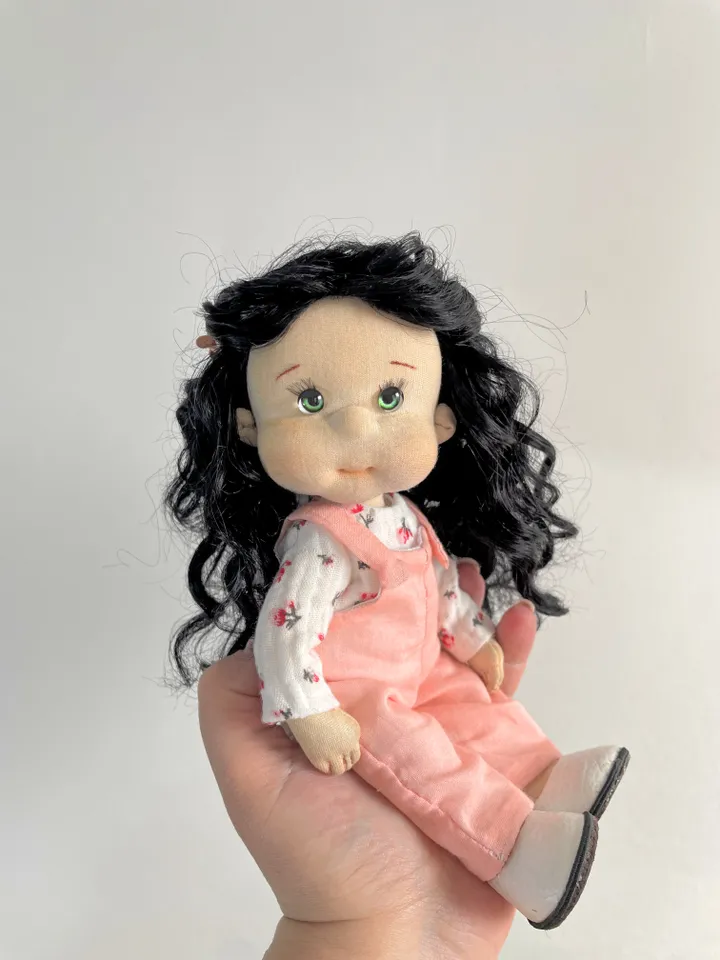 Handmade Poseable Art Doll - Waldorf-Inspired Collectible Heirloom Gift for Girls (20cm)