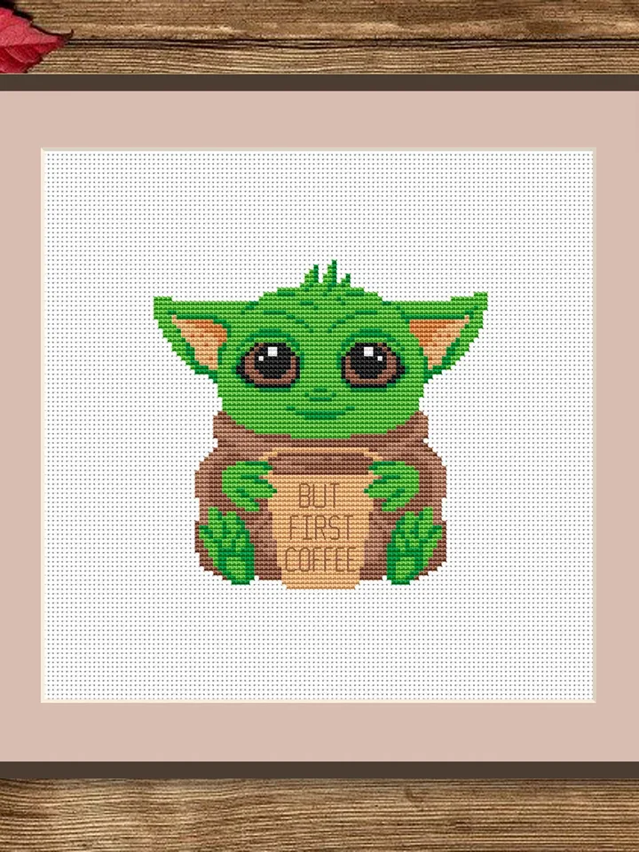 But First Coffee Cross Stitch Pattern, Movies Cross Stitch, Movie Pattern, Wizard Cross Stitch Pattern, TV Cross Stitch Patterns #mv023