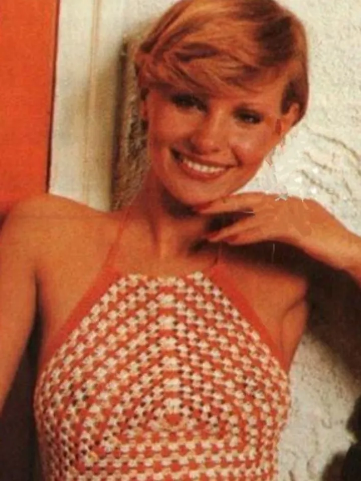 Halter top crochet pattern, granny square top crochet, beginner top crochet PDF