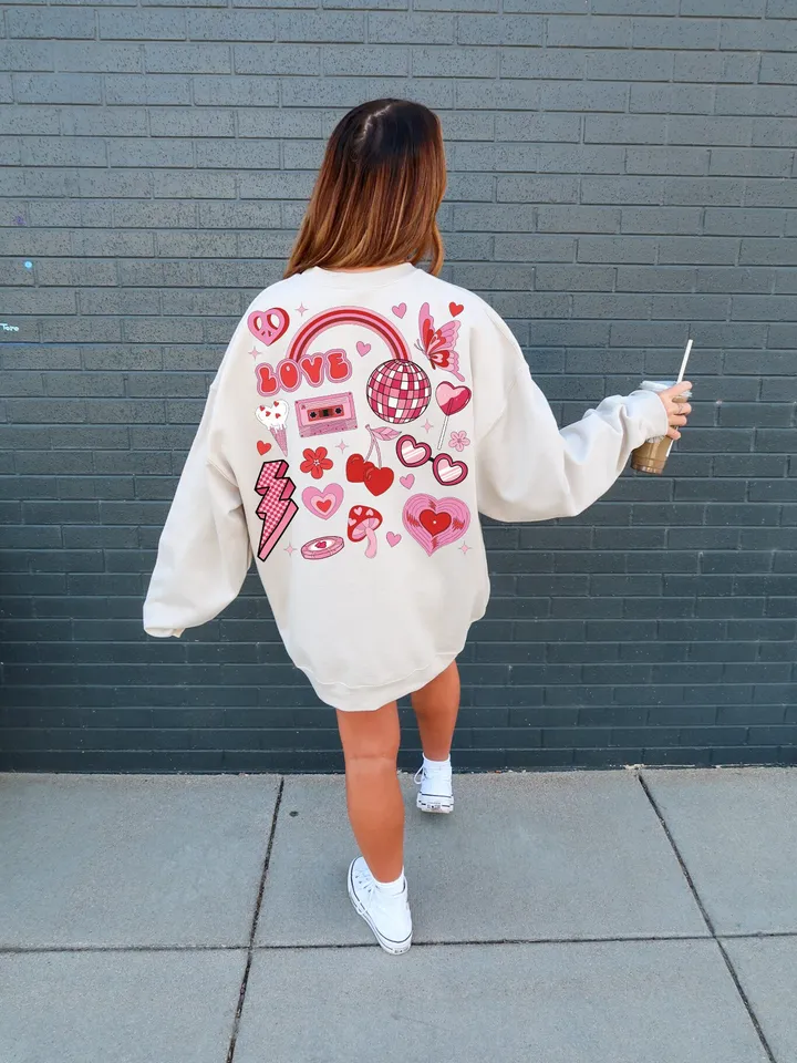 Cute Valentines Day Png, Retro Valentine's Day Png, Trendy Valentine’s Day Sublimation Design, Vday shirt png,Groovy Valentines, Retro Cupid