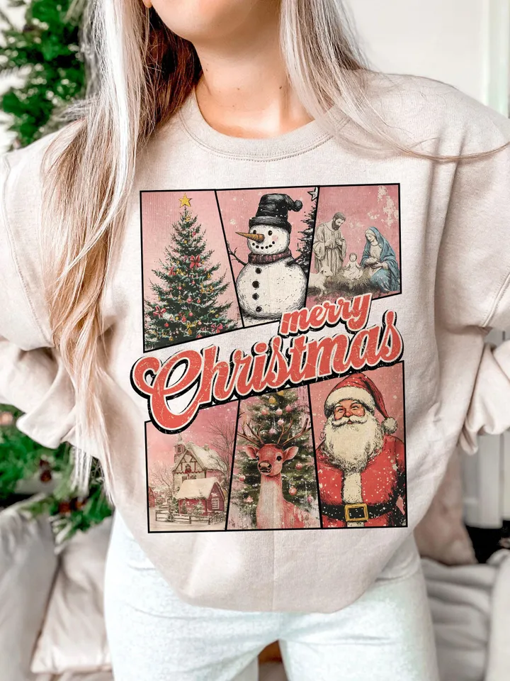 Pink Retro Christmas PNG, Merry Christmas Png, Retro Christmas png, Christmas Png, Merry X-mas Png, Trendy Christmas Tshirt, Sublimation