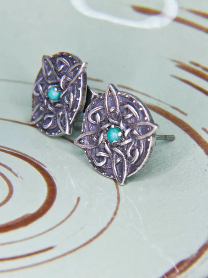 Tiny Amulet of Mara Pendant / Tiny amulet of Mara earstud / Mara jewelry set / Skyrim Oblivion Morrowind cosplay