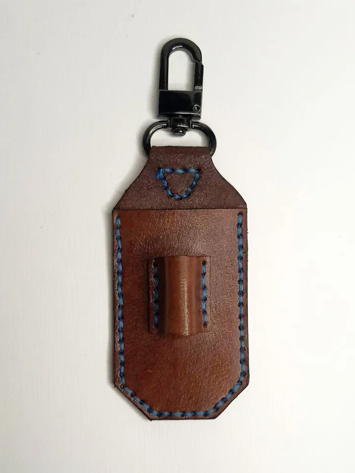 Ferro Rod Leather Pouch Pattern | Digital Download - Fire Starter Holder PDF Template | DIY Bushcraft Leathercraft Design, easy and simple