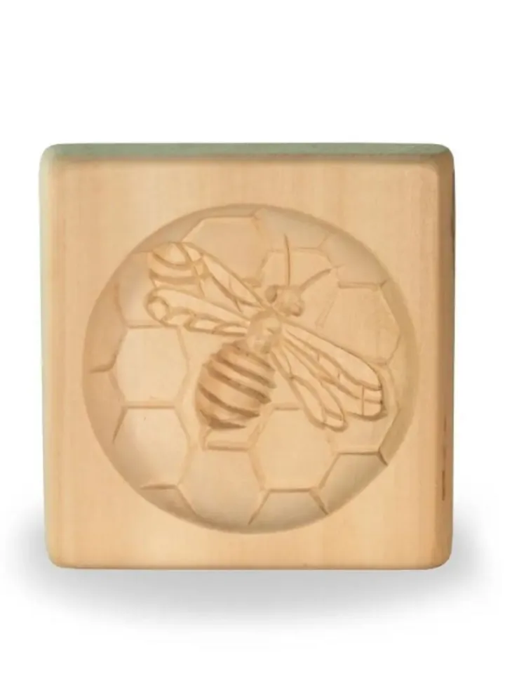 bee Embossed cookie mold, cookie cutter, wooden mold, Wooden stamp stamp for gingerbread cookies springerle stamp
