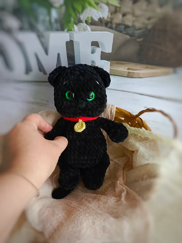 Cat crochet pattern, amigurumi cat, cat toy pattern