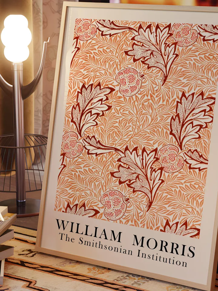 William Morris Wall Art, Vintage Botanical Print, Floral Poster Arts Decor, Digital Download, William Morris Print Digital Download 012