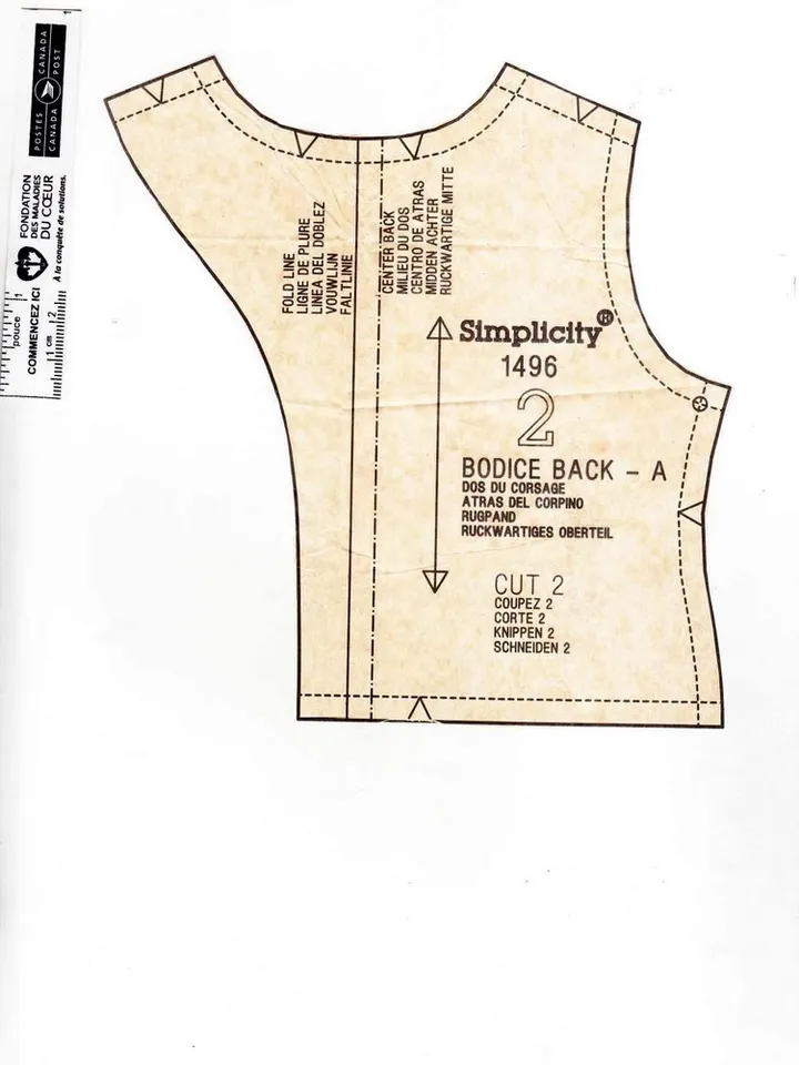 Vintage Sewing Pattern Dolls 18" Copy Simplicity 1496 Wardrobe Clothes for Dolls 18" Digital Download PDF