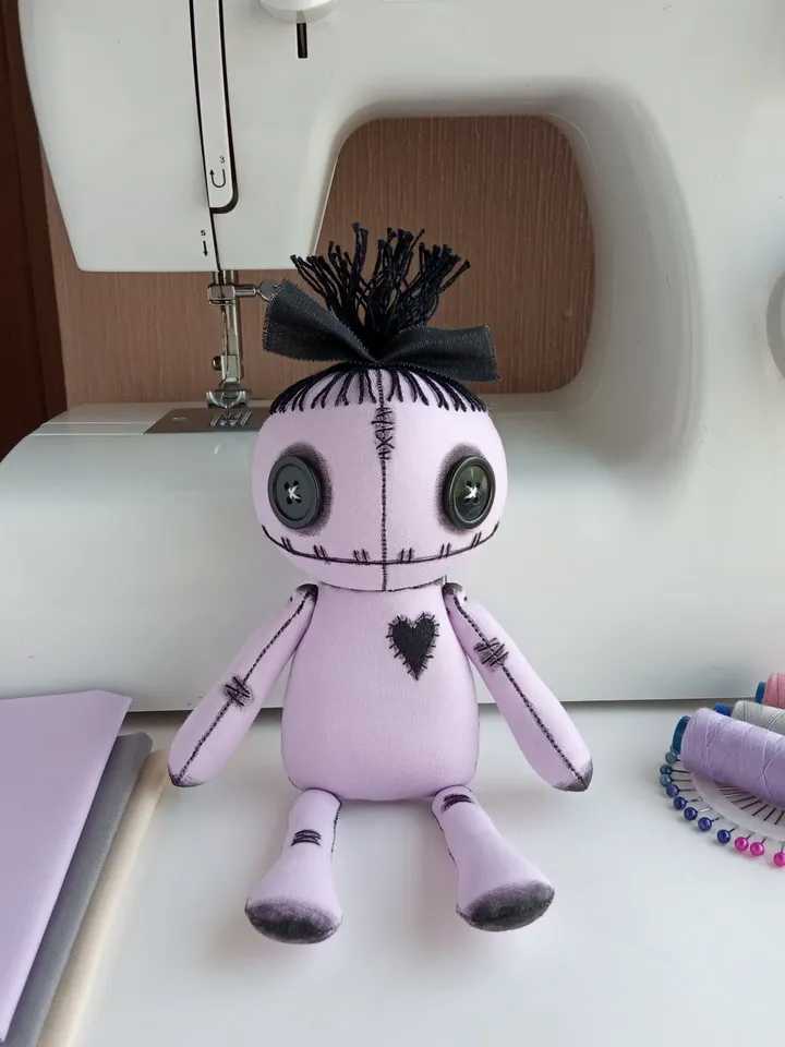 Handmade Goth Doll - Violet