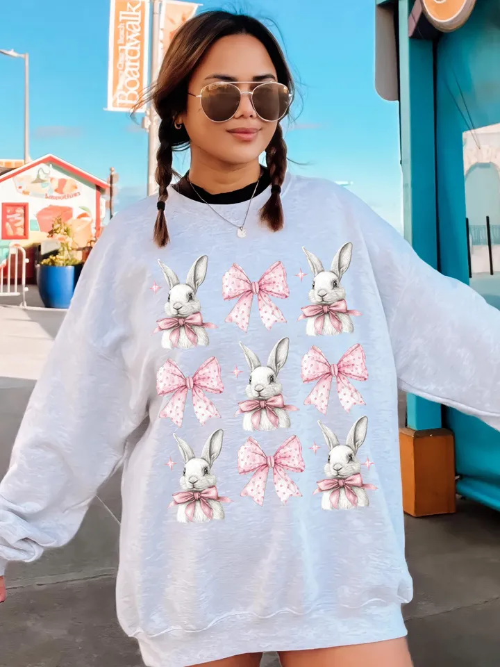 Coquette Bunny png,Easter Png,Easter Vibes Png,Easter Bunny Png,Easter Shirt Design,Happy Easter Png,Easter Sublimation Design