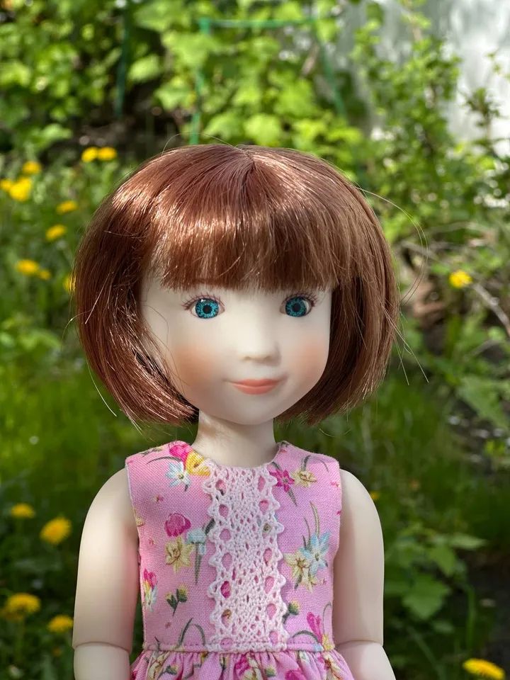 Tiny Charmer dress pattern for Siblies dolls