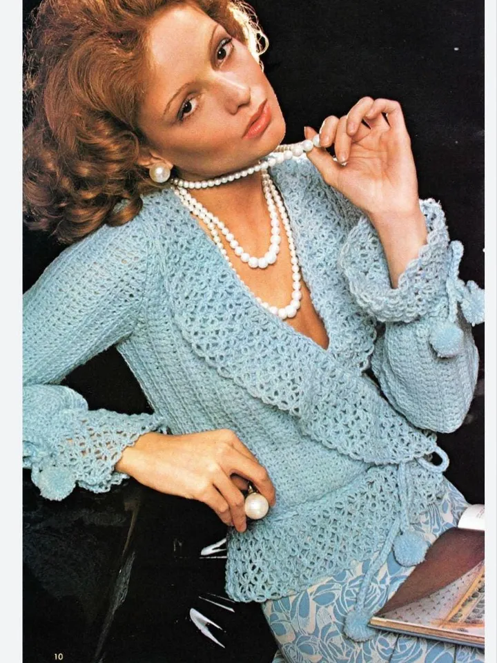 Cardigan crochet pattern, lace crochet women cardigan, collar summer pattern, blouse crochet pattern pdf instant download
