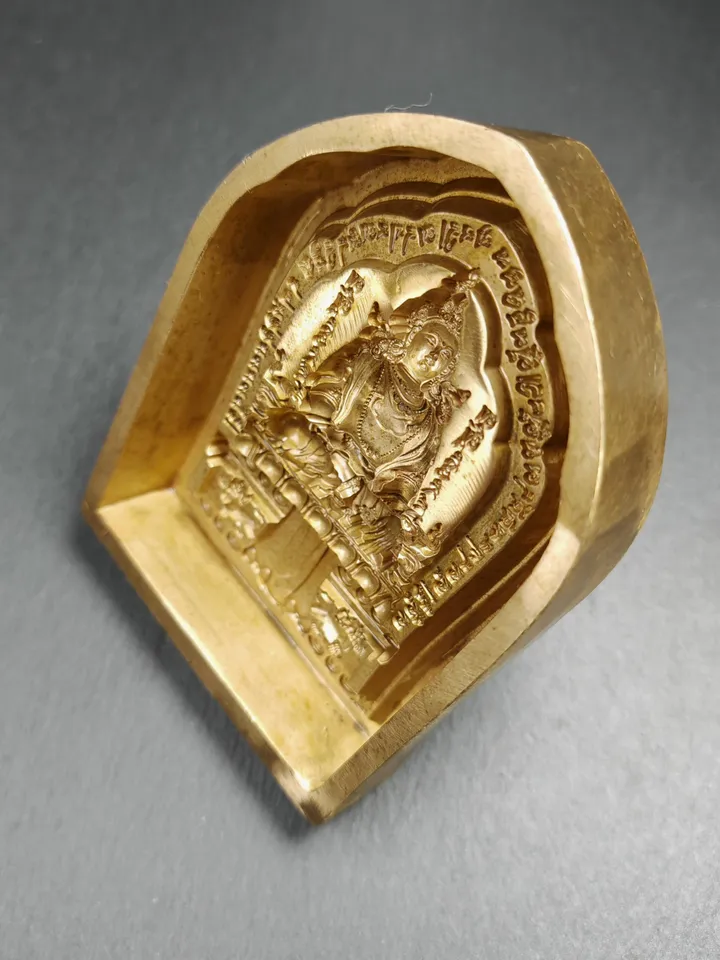 Shenrab Miwo Tsa Tsa Mold, 11cm Shenrab Miwoche ,Gandhanra Handmade Tibetan Bon religion Statue Mould