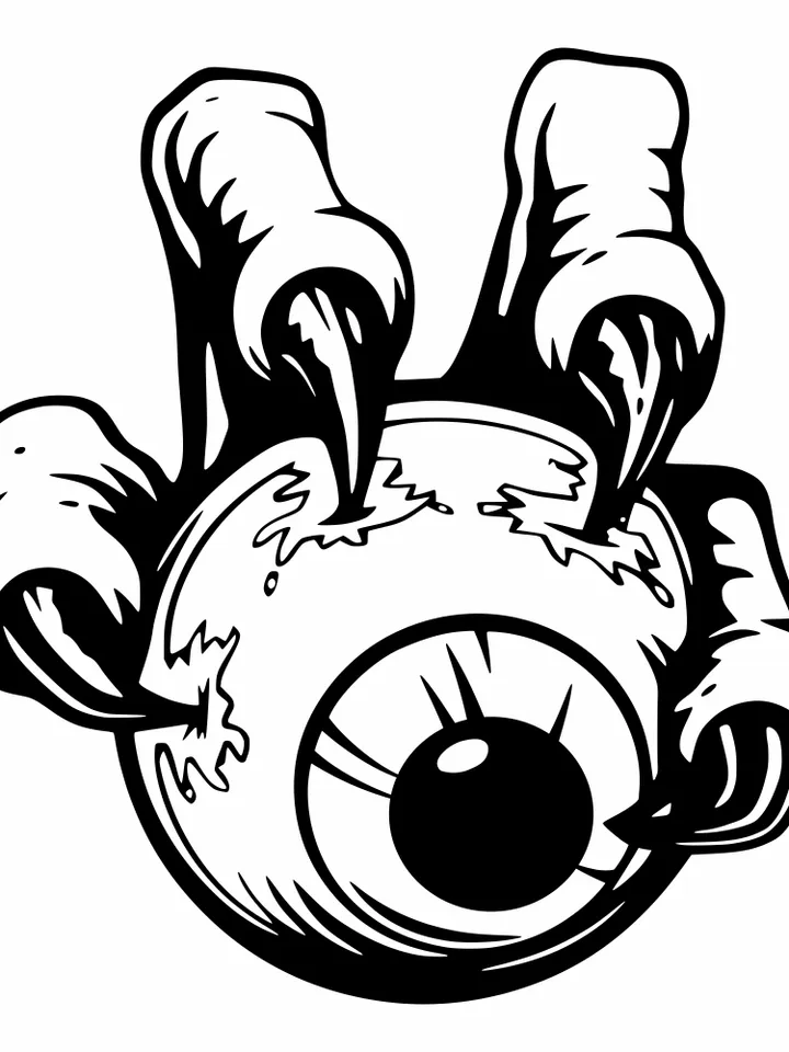 Eyeball svg, Human Eye svg, Monster Eyeballs svg, Spooky eye Ball SVG, Eyeball cricut file, Halloween SVG, Mystical Eyes