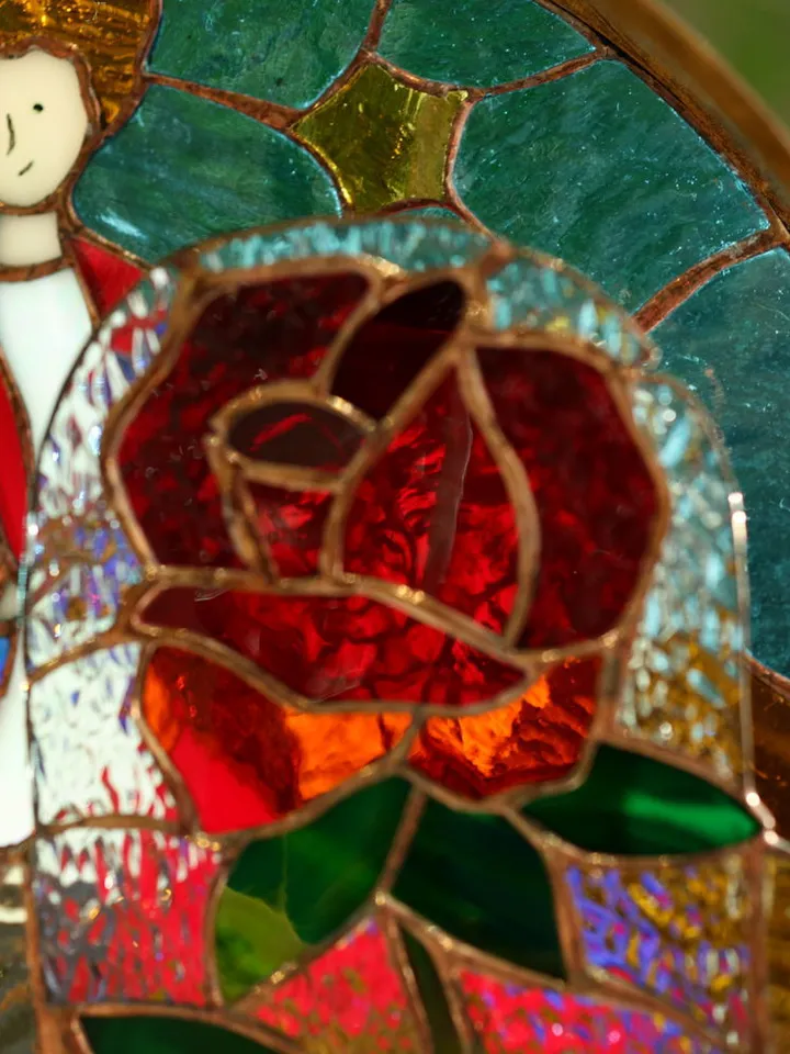 Stained Glass: The Little Prince, Tiffany Technique Stained Glass: The Little Prince, Double Stained Glass Piece: The Little Prince