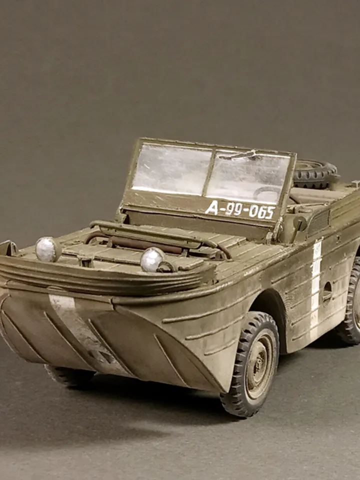 Built model U.S. Amphibian FORD G.P.A. Jeep, 1/35 scale