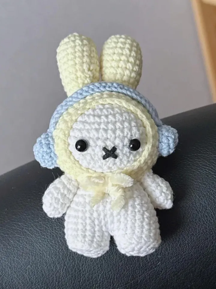 Miffy Bunny Crochet Pattern With Extra Accessories, Amigurumi PDF Tutorial, Cute DIY Plushie, Beginner-Friendly Bunny Pattern, Miffy Plushie