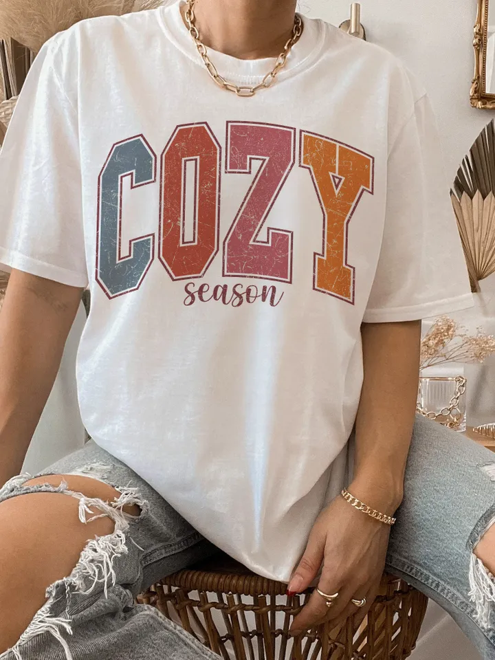 Cozy Season Svg, PNG, Cozy Sublimation Design, Thanksgiving Png, Fall Sublimation Design, Fall Png, Halloween png, Autumn Sublimation, Retro