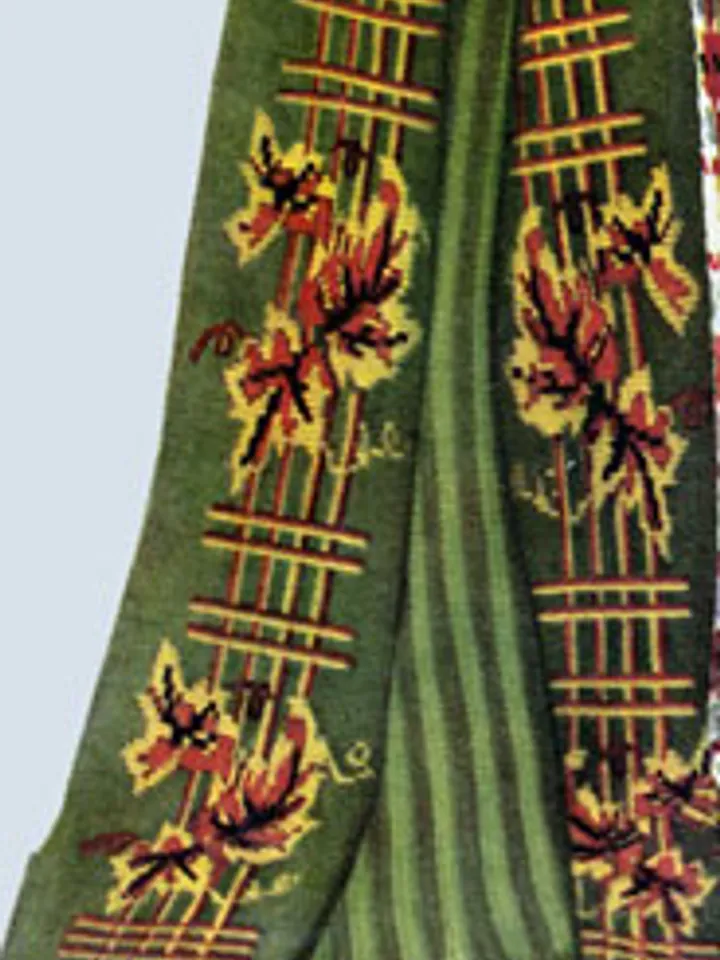 Crochet Pattern Vintage Afghan Vine and Trellis Digital Download PDF