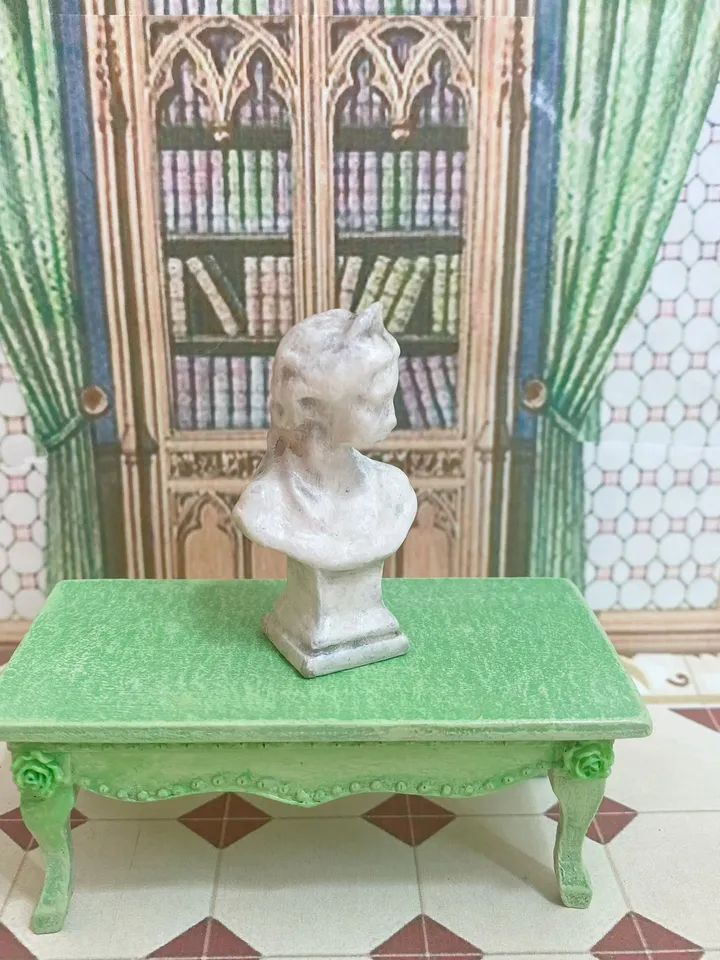 Figurine for the puppet museum. Dollhouse miniature. 1:12. Doll accessories.