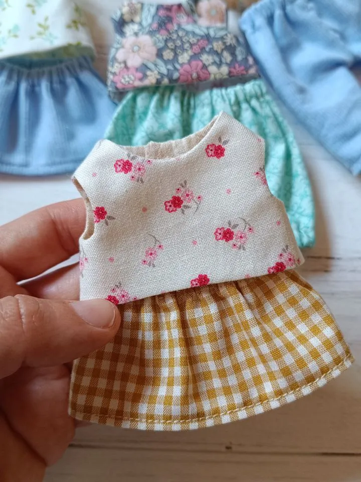 Mini Teddy Bears Sewing Pattern & Tutorial - DIY Family of Bears, Soft Mini Toys, Clothes Pattern For Bear, 6 Inches Bear, Mini Bear, Baby Bear, Pocket Teddy Bear