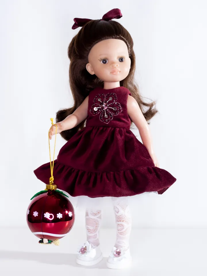 Paola Reina clothes set, Dress for 13 inch doll, Paola Reina shoes, Doll clothes, Clothes for dolls 32 cm, Doll clothing