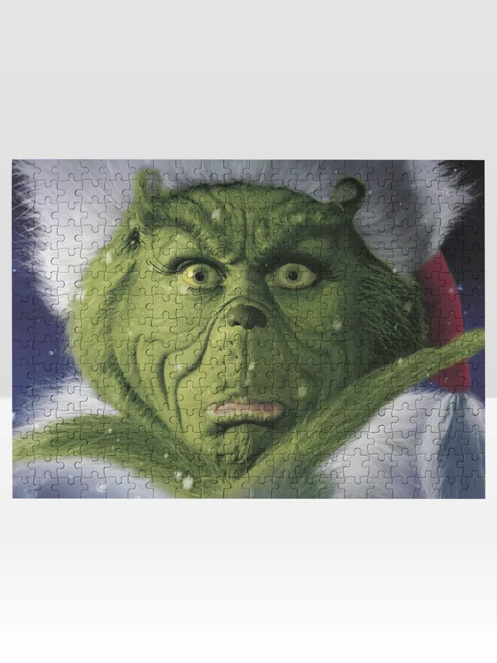 Grinch Jigsaw Puzzle Wooden