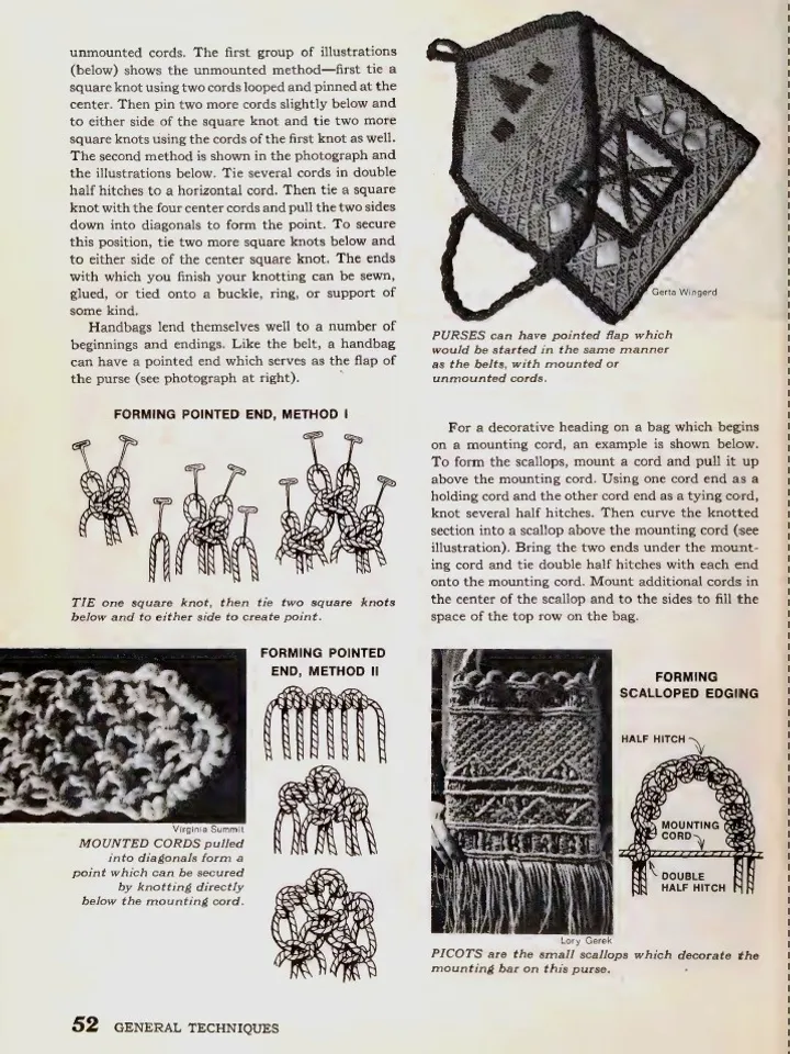Macrame Creative Knot-Tying Techniques and Projectss
