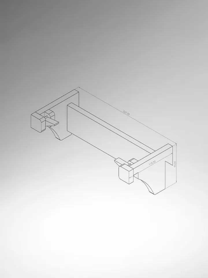 Paper towel Rack Plans (PDF) for Workshop – DIY French Cleat Storage System