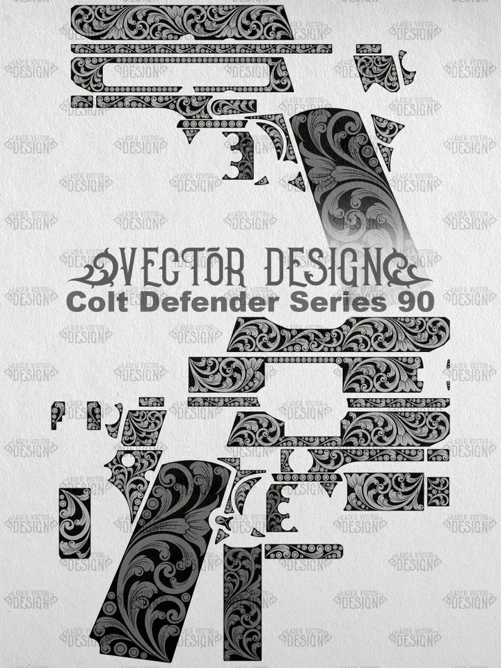 VECTOR DESIGN Colt Defender Series 90 Scrollwork