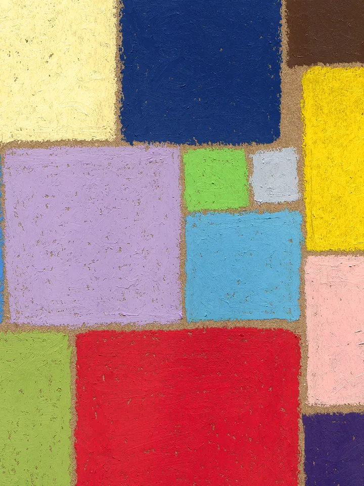 Printable pattern Abstract colored squares, Large poster, Digital file, Home decor, Art print, Color oil pastel painting