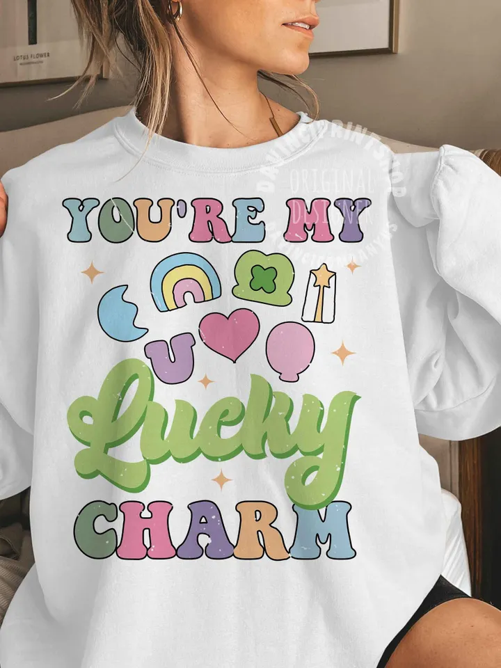 You're my lucky charm, Lucky Charm png, St. Patrick's Day png, St. Patrick's Day Sublimation, Lucky png, Mini png, Sublimation Designs, png