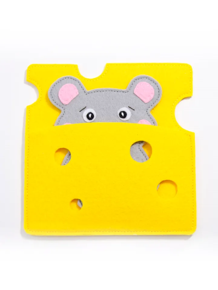 Mouse in Cheese house, PDF Pattern and Tutorial, SVG file