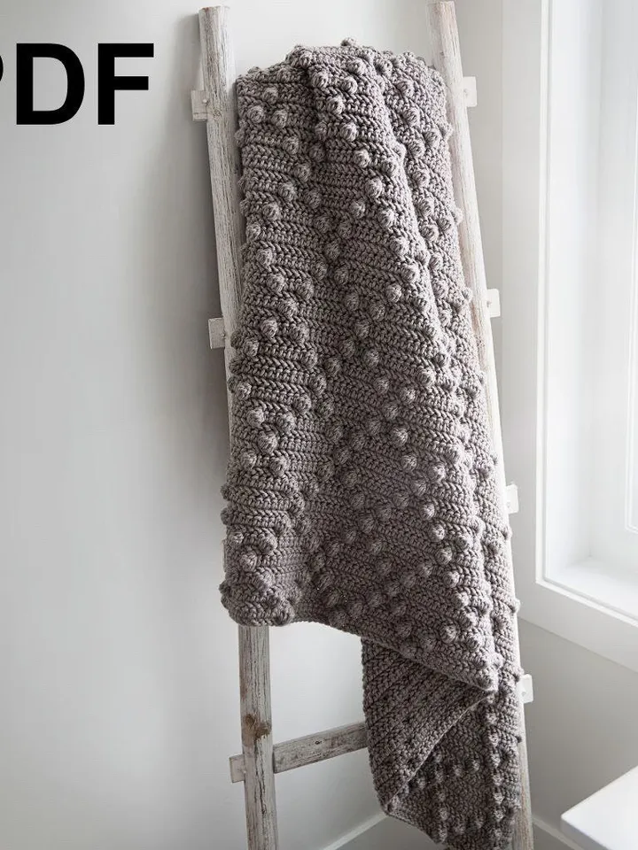 Afghan crochet, Afghan pattern, crochet popcorn Blanket baby Crochet , Crochet baby blanket pattern easy pattern PDF baby