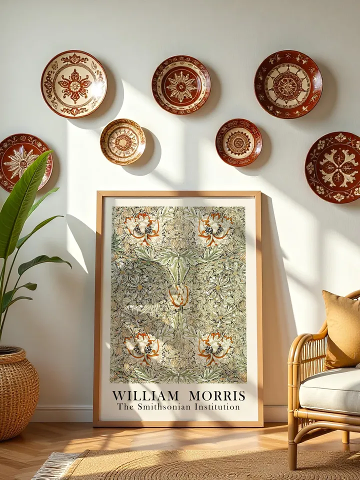 William Morris Wall Art, Vintage Botanical Print, Floral Poster Arts Decor, Digital Download, William Morris Print Digital Download 009